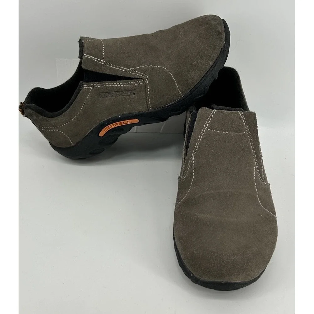 Merrell Jungle Moc Kids Shoes J95635 Slip On Gray Size 3M